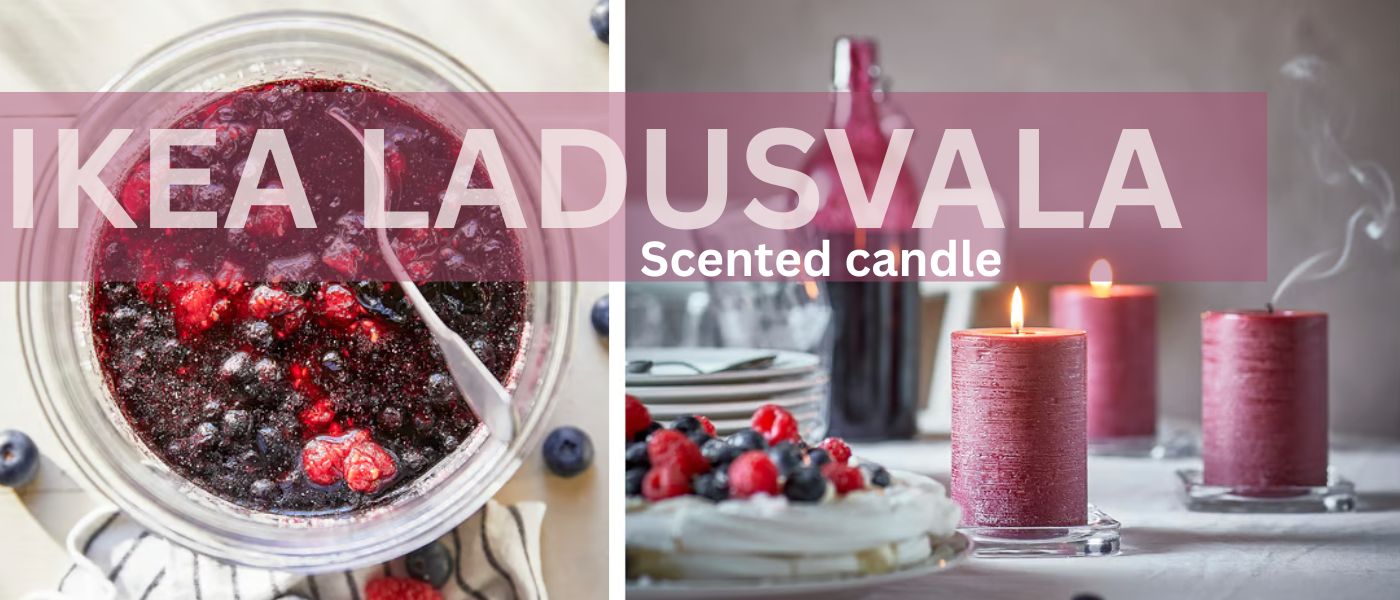 ست سه عددی شمع معطر ایکیا مدل IKEA STORTSKON